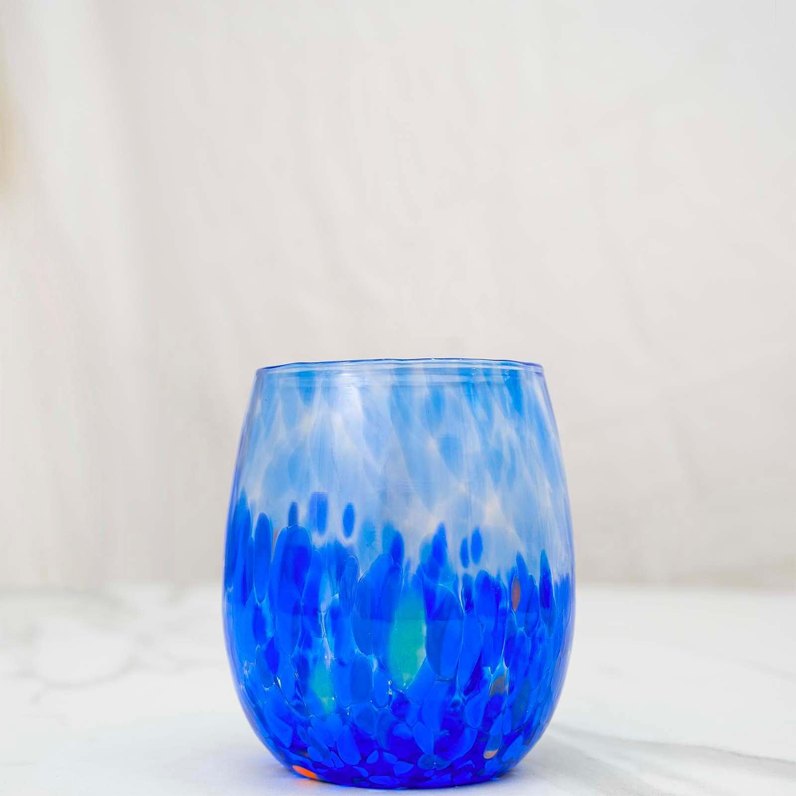 MurArt Bicchieri in vetro di Murano Collezione Elegance Set da 6 bicchieri da 400ml