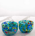 MurArt Coppette in vetro di Murano Collezione MG Set da 2 Coppette