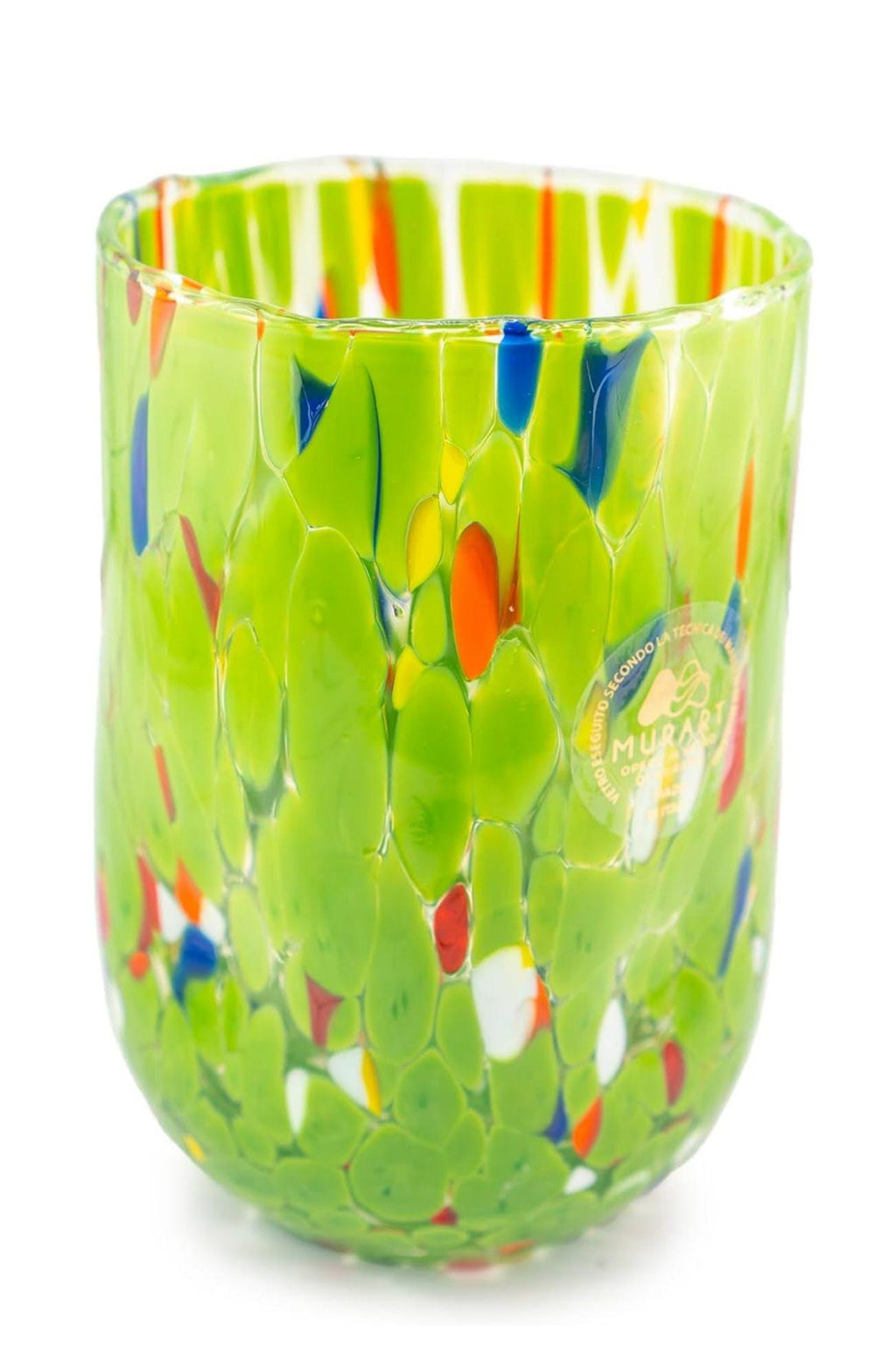 MurArt Bicchieri in vetro di Murano Collezione B7 Eleganza Set da 6 bicchieri da 400ml