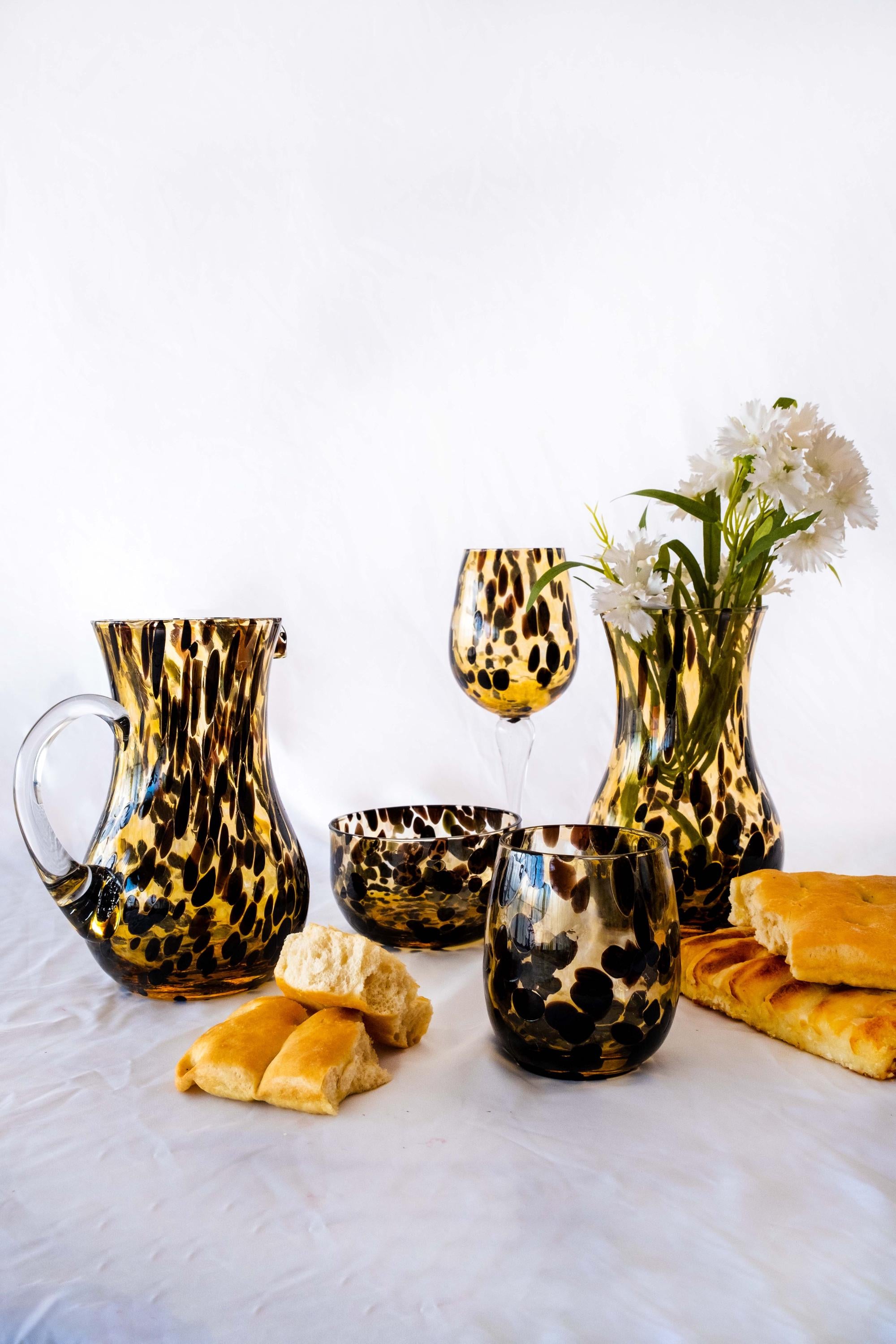 MurArt Brocca in Vetro di Murano da 1000ml Collezione Animalier B12