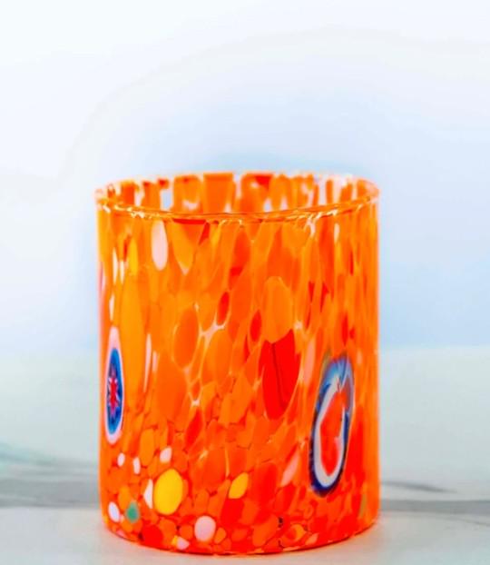 MurArt Bicchieri in Vetro di Murano Collezione B1 Set da 12 bicchieri da 300ml