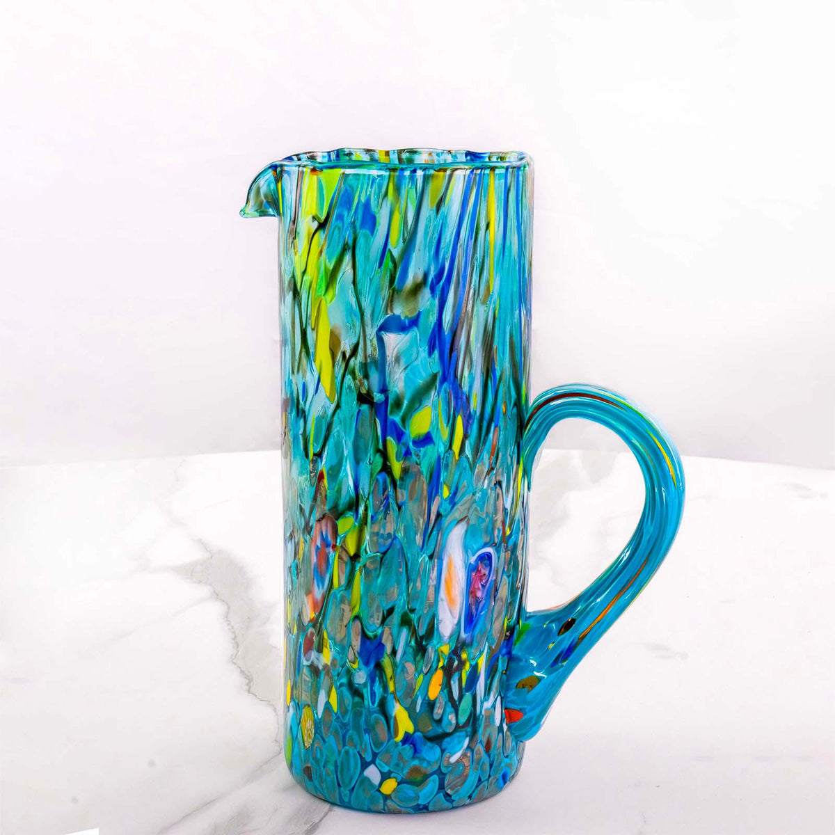 MurArt Brocca in Vetro di Murano Collezione Decoro MG B1 da 1000 ml h 22CM
