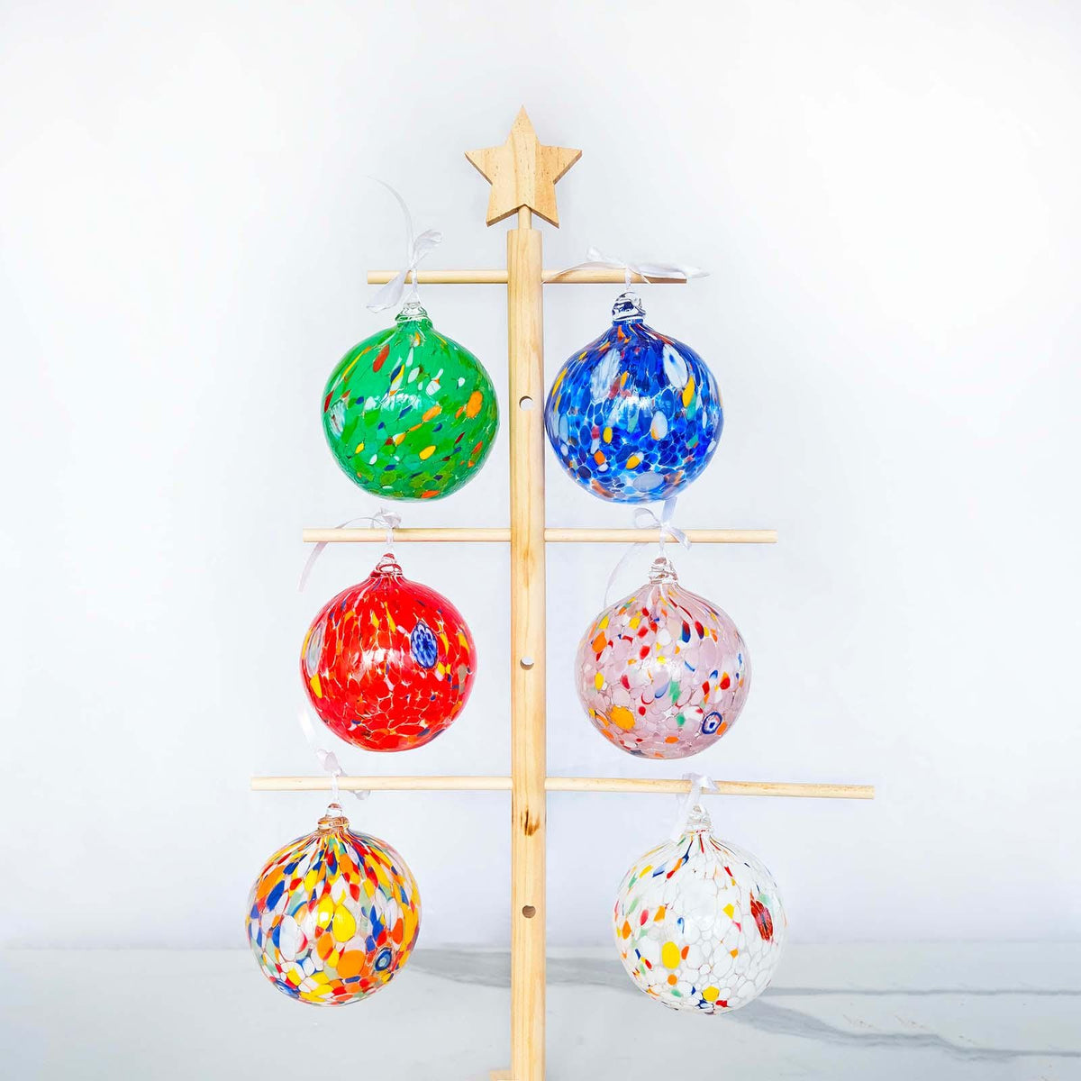 Murano Glass Christmas Ornament | Certified Murano Glass | Made in Italy | Christmas Bauble | Collection Decoro