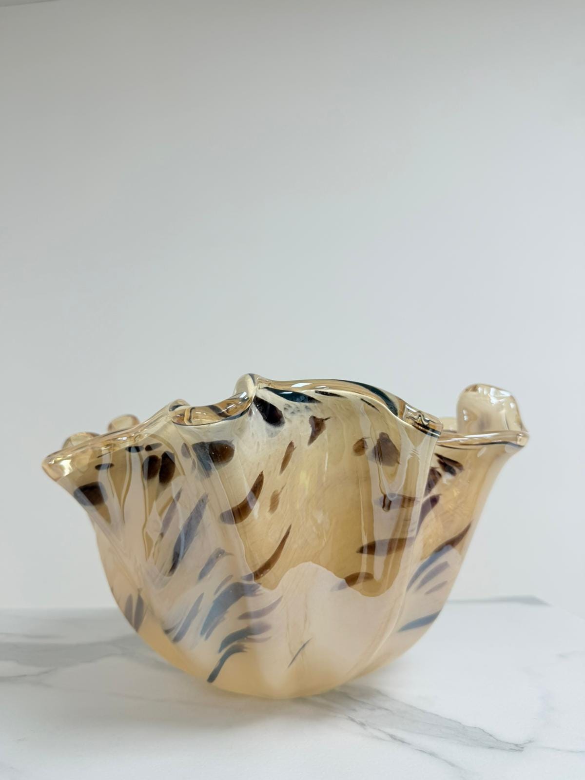 Murano Glass Centerpiece | Certified Murano Glass | Made in Italy | Table Decoration | Collection  Animalier Fazzoletto