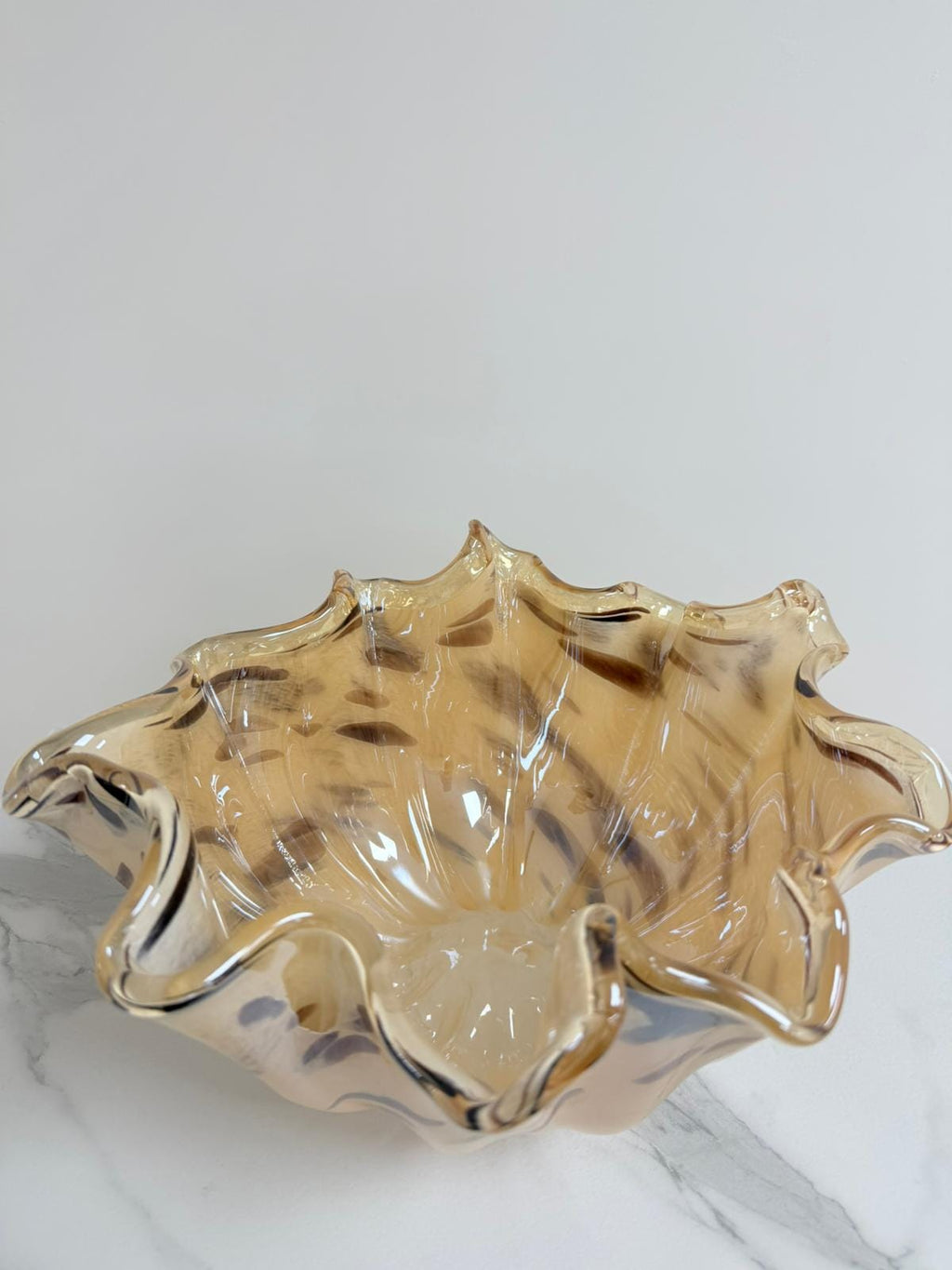 Murano Glass Centerpiece | Certified Murano Glass | Made in Italy | Table Decoration | Collection  Animalier Fazzoletto