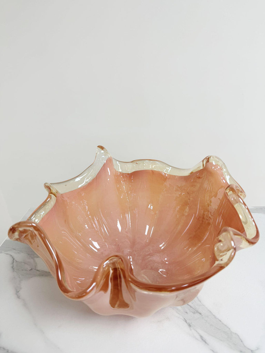 Murano Glass Centerpiece | Certified Murano Glass | Made in Italy | Table Decoration | Collection Fazzoletto