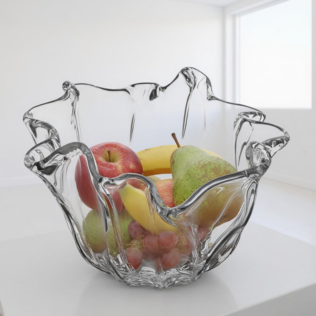 Murano Glass Centerpiece | Certified Murano Glass | Made in Italy | Table Decoration | Collection Fazzoletto