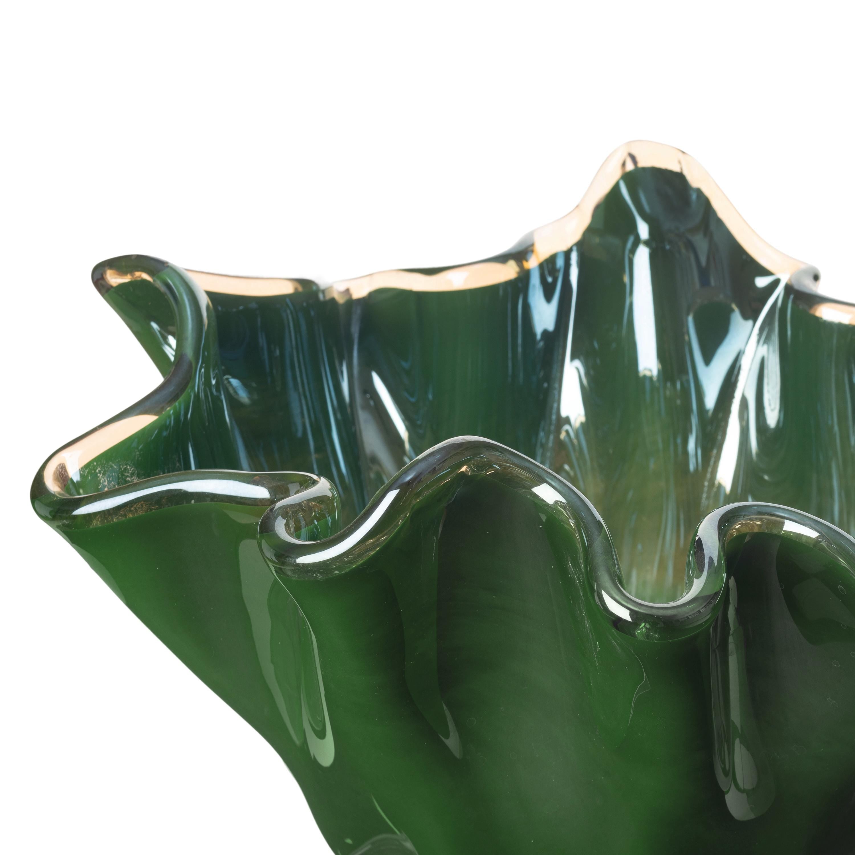 Murano Glass Centerpiece | Certified Murano Glass | Made in Italy | Table Decoration | Collection Fazzoletto