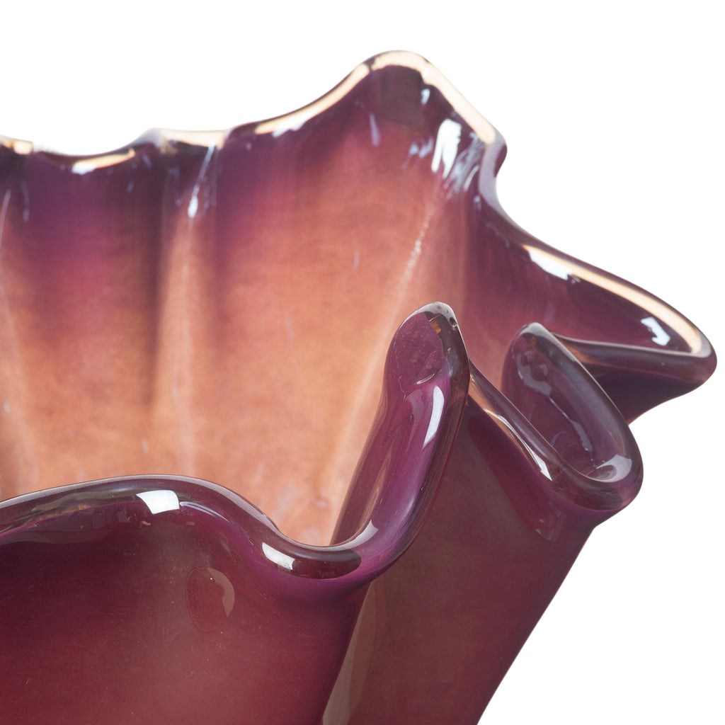 Murano Glass Centerpiece | Certified Murano Glass | Made in Italy | Table Decoration | Collection Fazzoletto