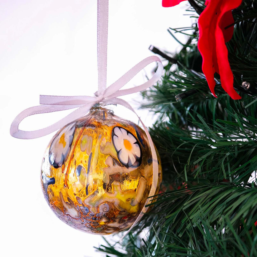 MurArt Palline di Natale in vetro di Murano Collezione MG medie D. 8