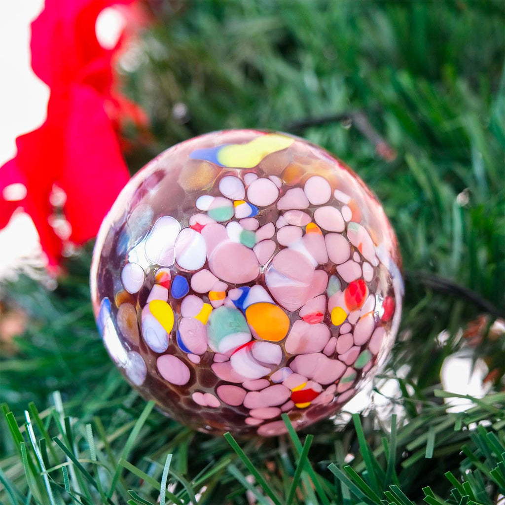 MurArt Palline di Natale in vetro di Murano Collezione MG medie D. 8