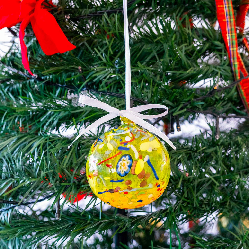 MurArt Palline di Natale in vetro di Murano Collezione MG medie D. 8