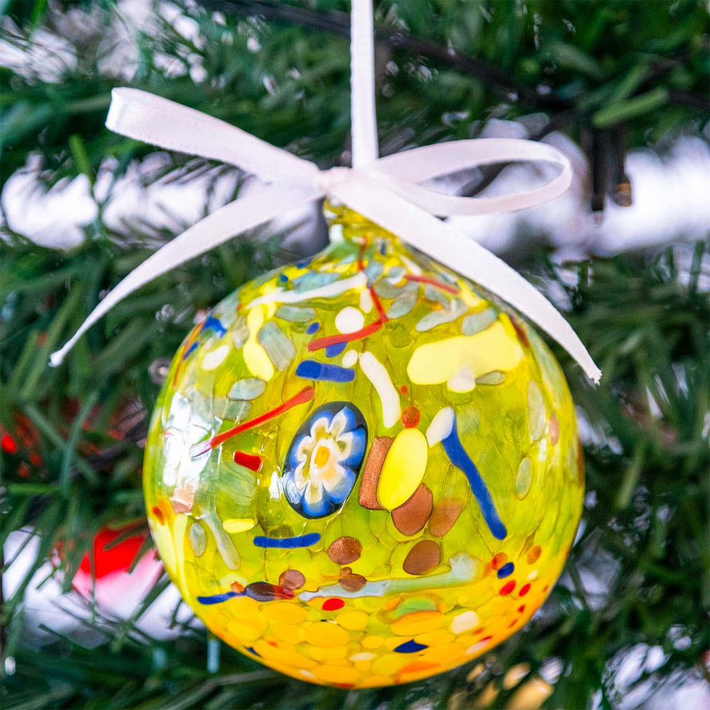 MurArt Palline di Natale in vetro di Murano Collezione MG medie D. 8