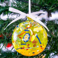 MurArt Palline di Natale in vetro di Murano Collezione MG medie D. 8