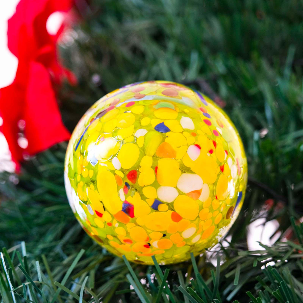 MurArt Palline di Natale in vetro di Murano Collezione MG medie D. 8