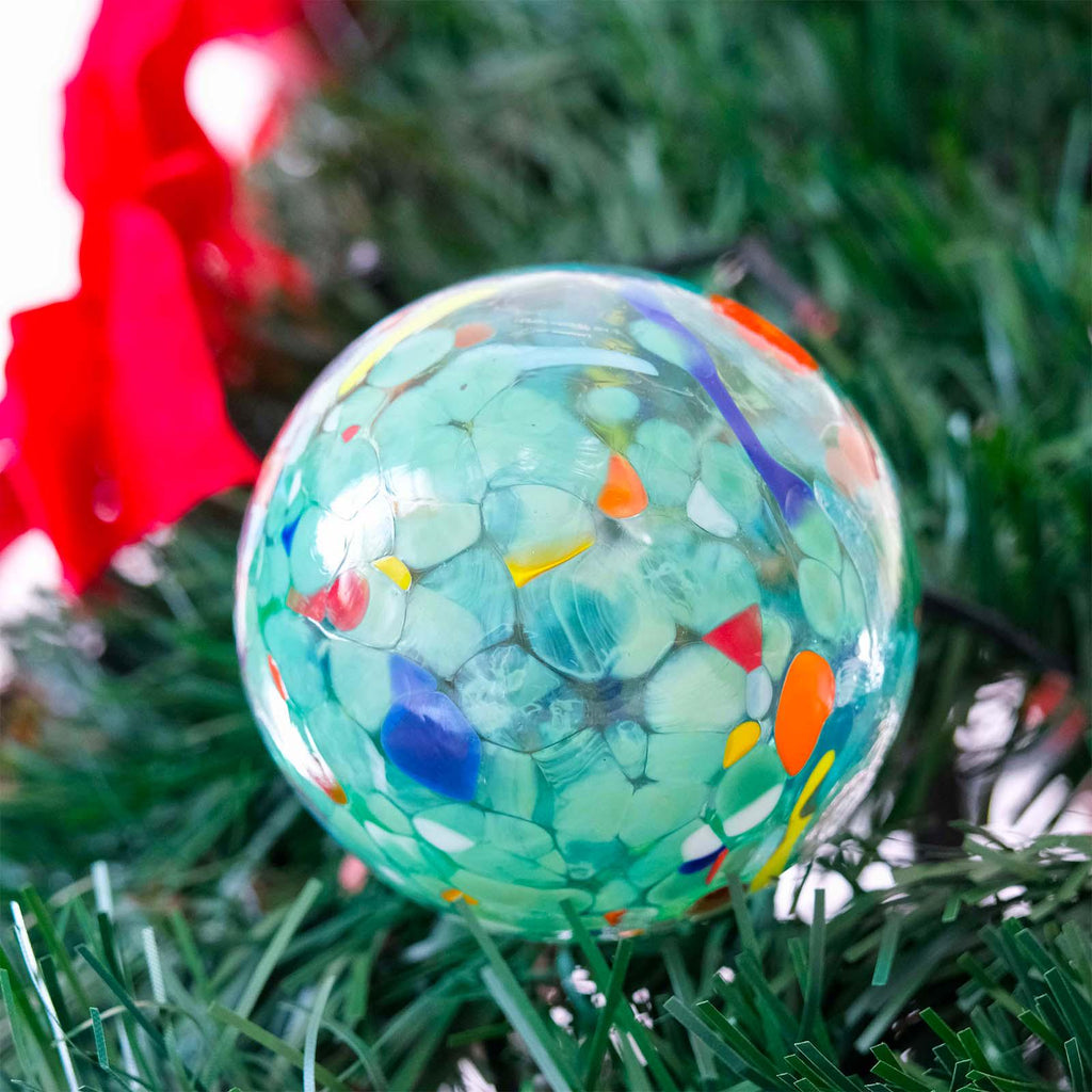 MurArt Palline di Natale in vetro di Murano Collezione MG medie D. 8