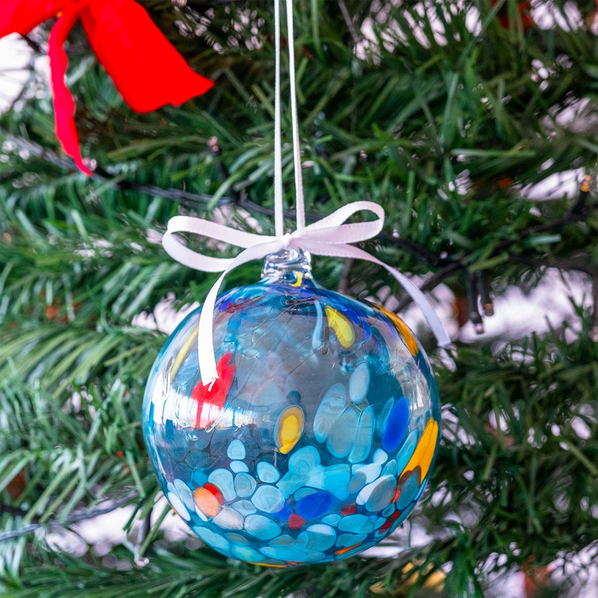 MurArt Palline di Natale in vetro di Murano Collezione MG grandi D. 10