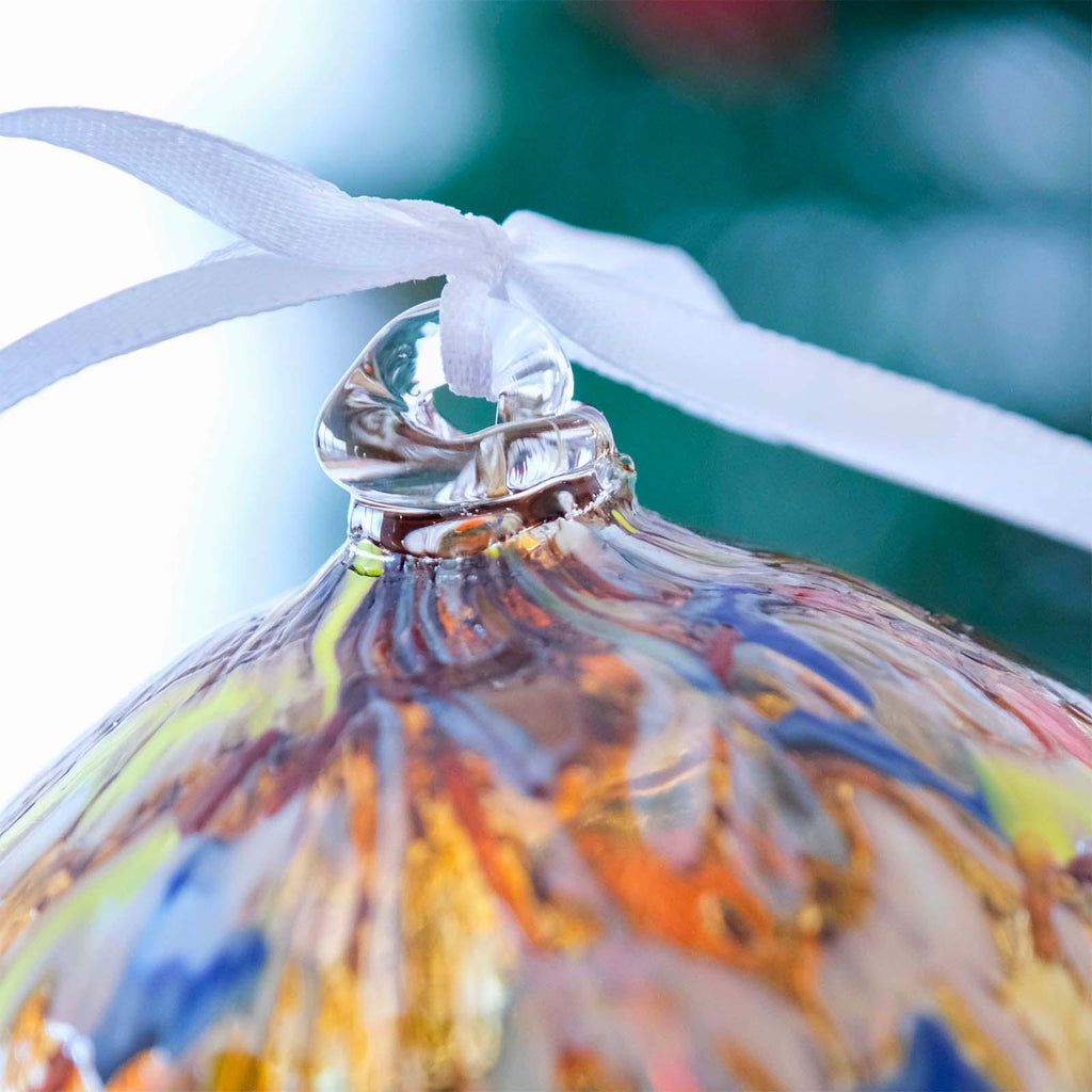 MurArt Palline di Natale in vetro di Murano Collezione MG grandi D. 10
