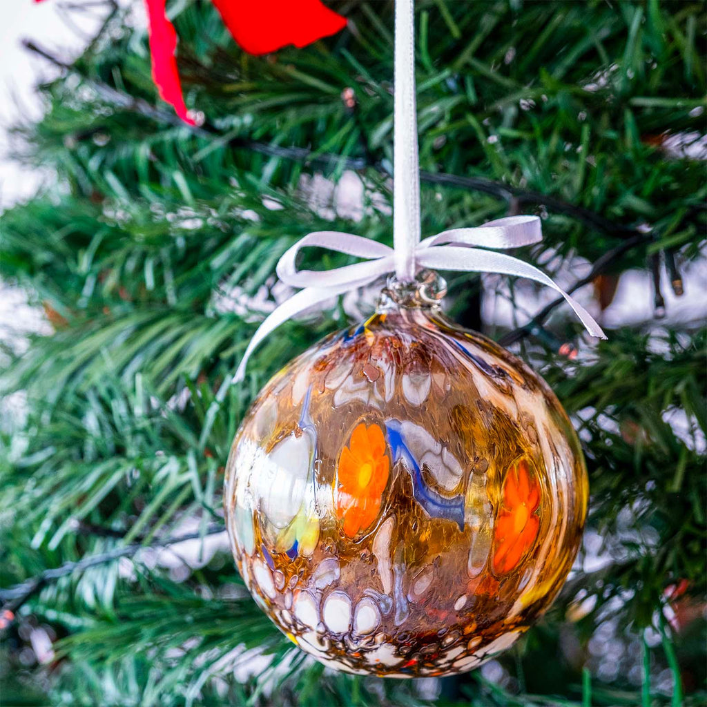 MurArt Palline di Natale in vetro di Murano Collezione MG grandi D. 10