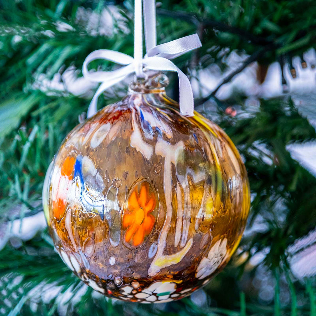 MurArt Palline di Natale in vetro di Murano Collezione MG grandi D. 10