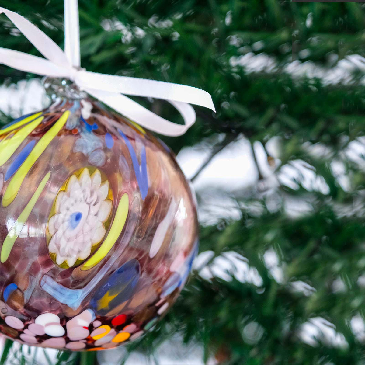MurArt Palline di Natale in vetro di Murano Collezione MG grandi D. 10