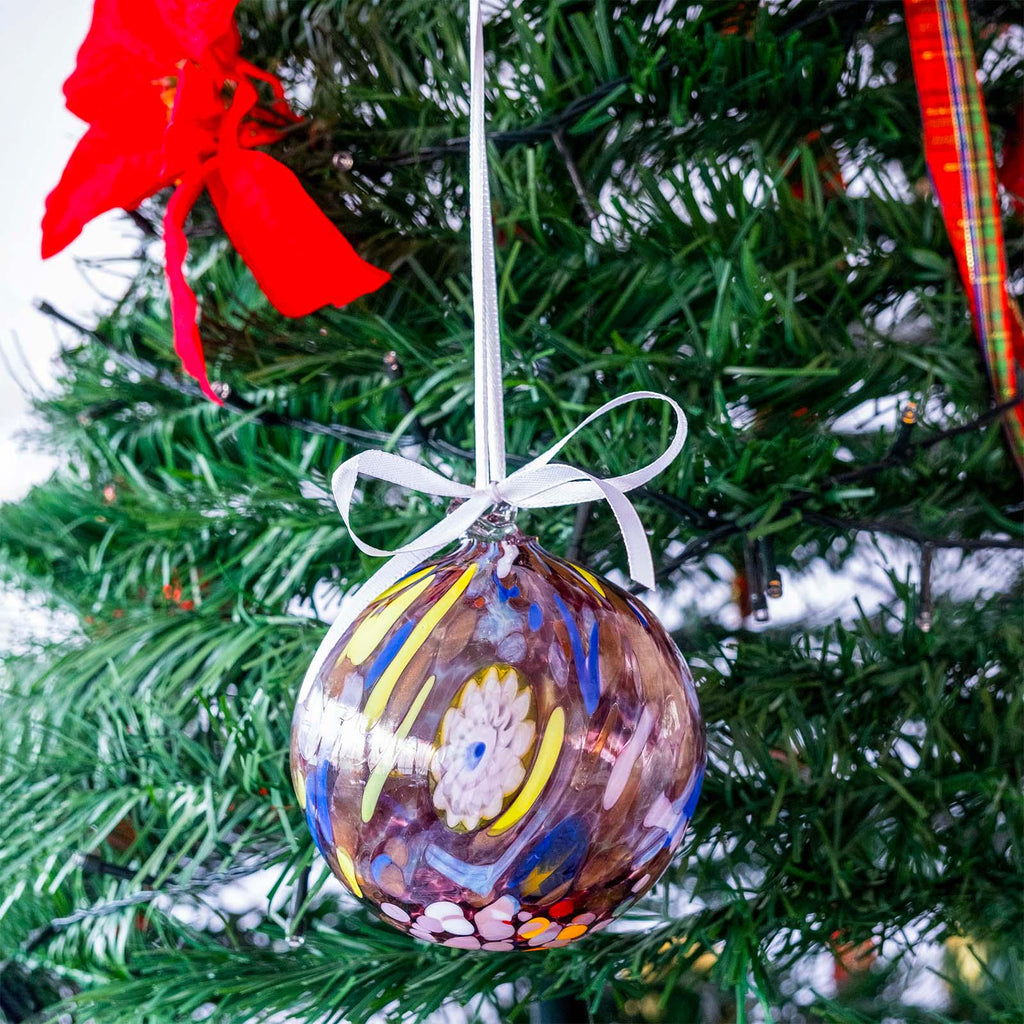 MurArt Palline di Natale in vetro di Murano Collezione MG grandi D. 10