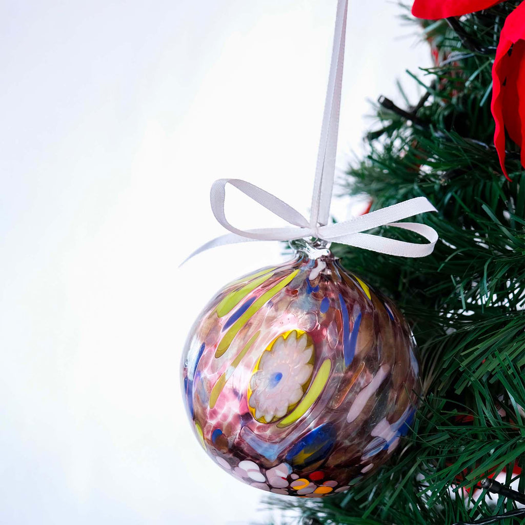 MurArt Palline di Natale in vetro di Murano Collezione MG grandi D. 10