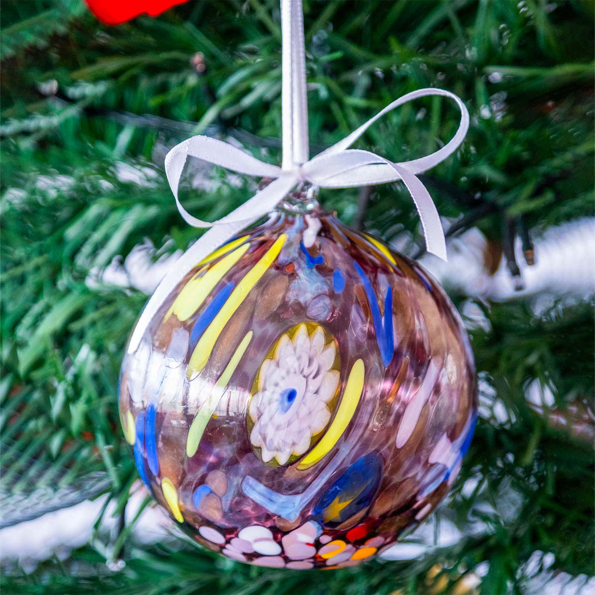 MurArt Palline di Natale in vetro di Murano Collezione MG grandi D. 10