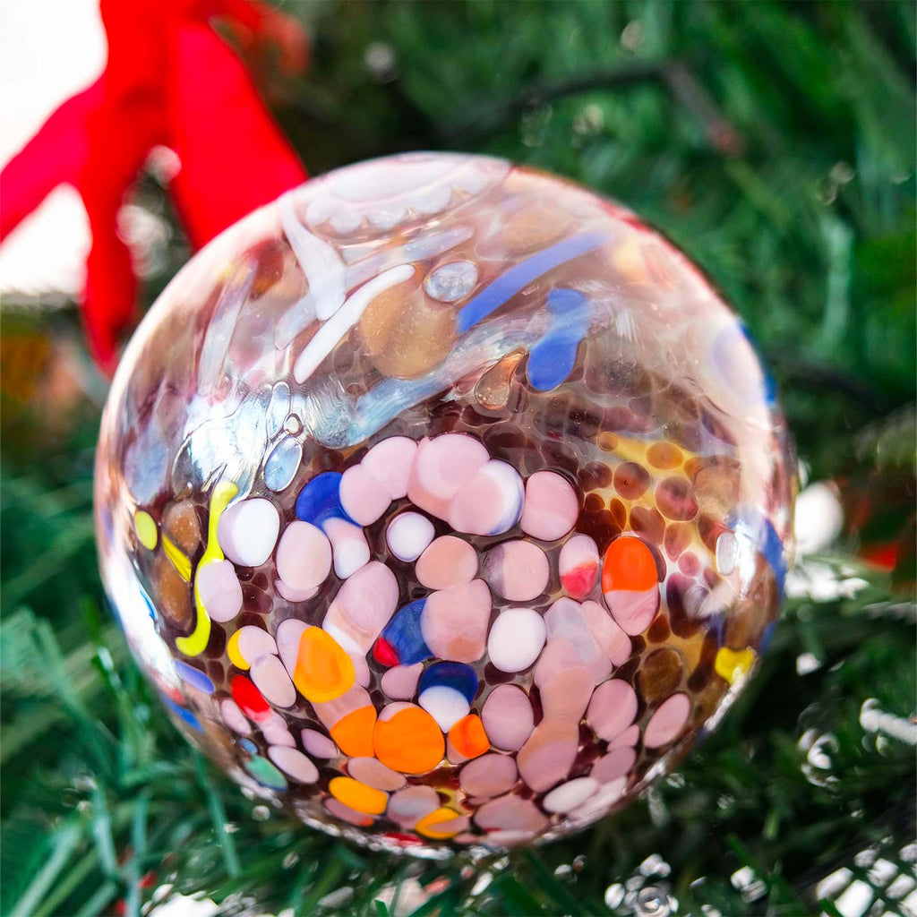 MurArt Palline di Natale in vetro di Murano Collezione MG grandi D. 10