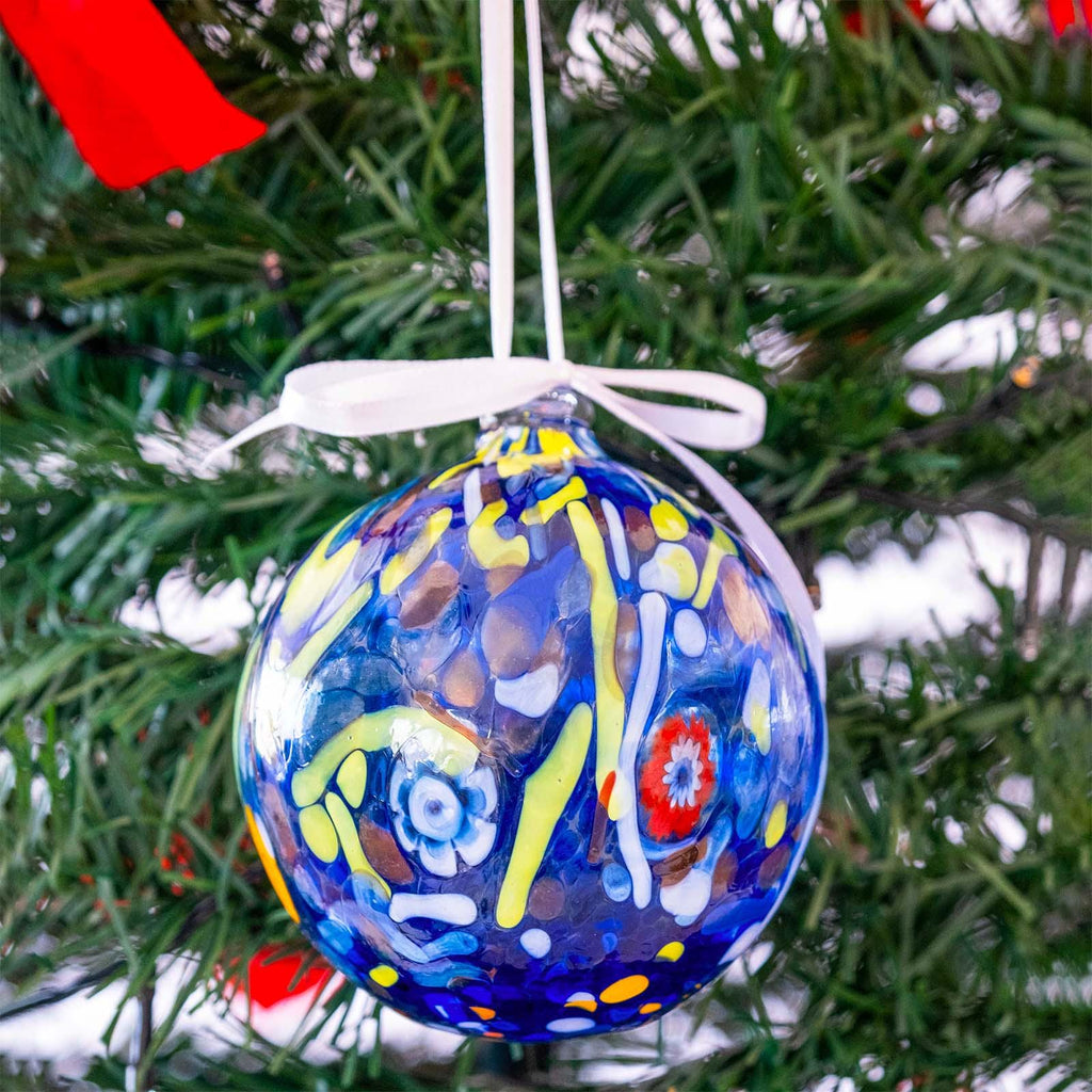 MurArt Palline di Natale in vetro di Murano Collezione MG grandi D. 10