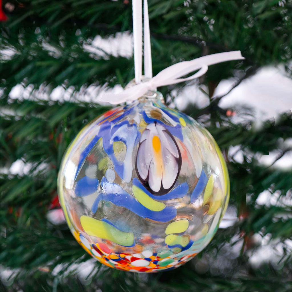 MurArt Palline di Natale in vetro di Murano Collezione MG grandi D. 10