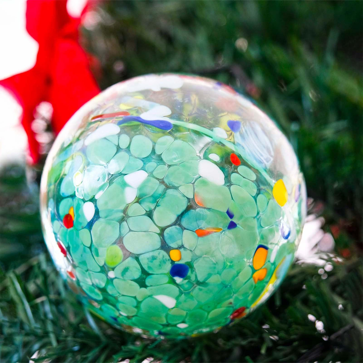 MurArt Palline di Natale in vetro di Murano Collezione MG grandi D. 10