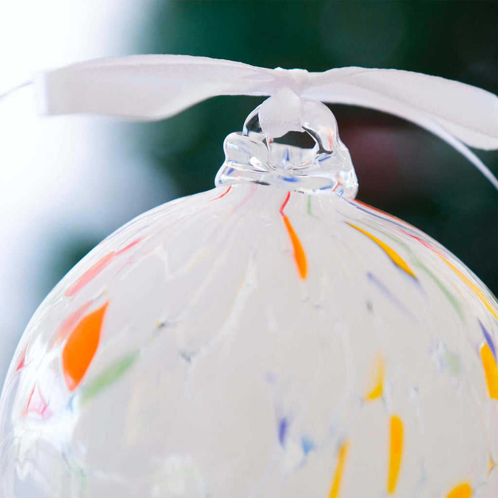 Murano Glass Christmas Ornament | Certified Murano Glass | Made in Italy | Christmas Bauble | Collection Decoro