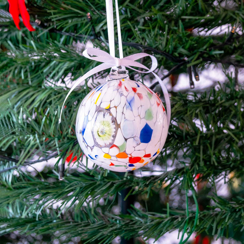 Murano Glass Christmas Ornament | Certified Murano Glass | Made in Italy | Christmas Bauble | Collection Decoro