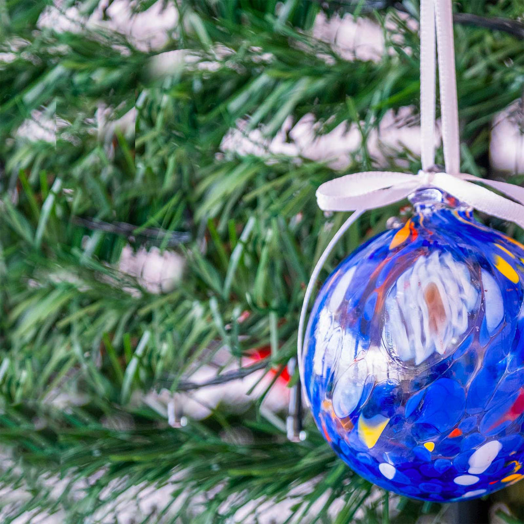 Murano Glass Christmas Ornament | Certified Murano Glass | Made in Italy | Christmas Bauble | Collection Decoro