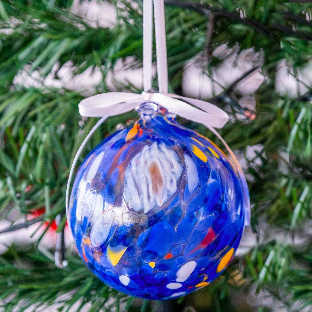 Murano Glass Christmas Ornament | Certified Murano Glass | Made in Italy | Christmas Bauble | Collection Decoro