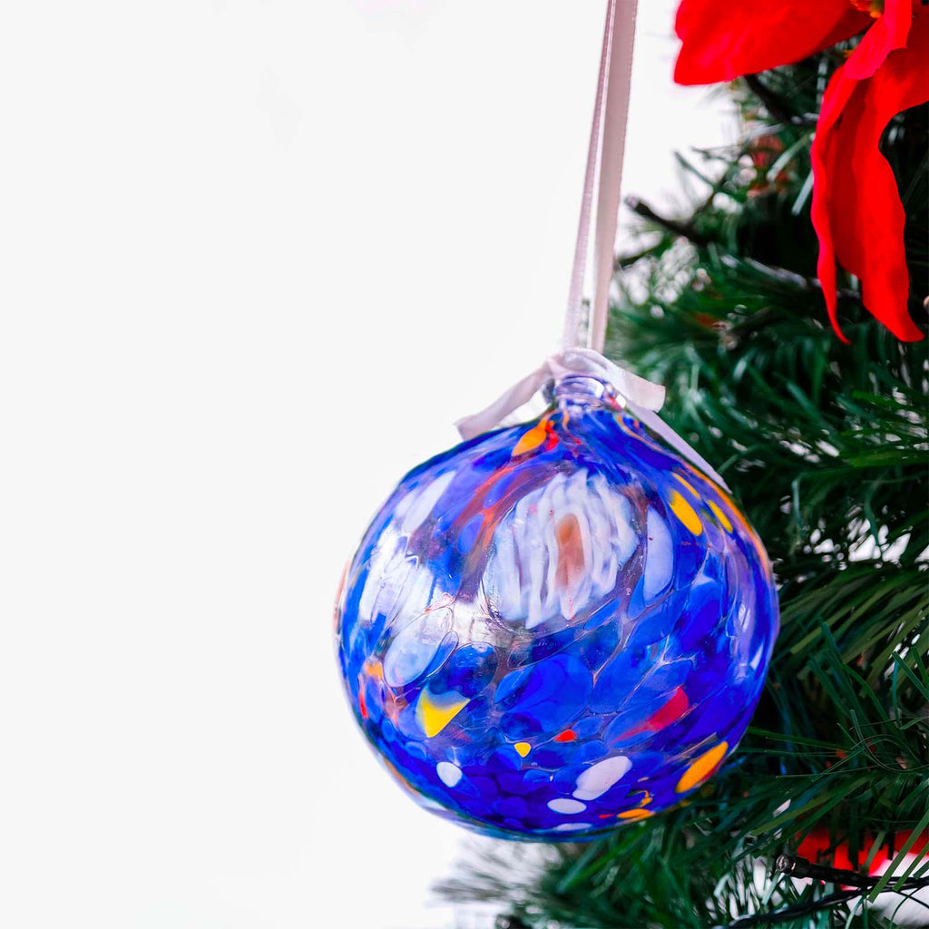 Murano Glass Christmas Ornament | Certified Murano Glass | Made in Italy | Christmas Bauble | Collection Decoro
