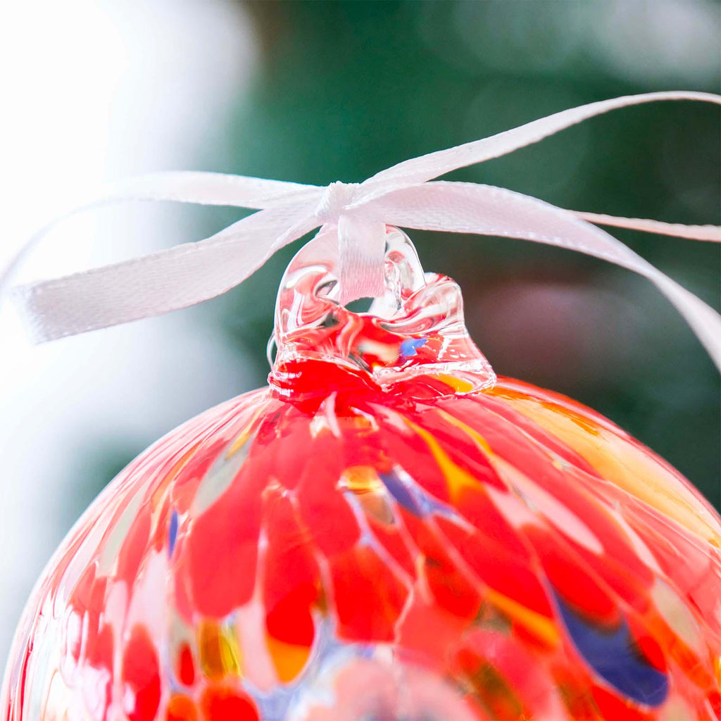 Murano Glass Christmas Ornament | Certified Murano Glass | Made in Italy | Christmas Bauble | Collection Decoro
