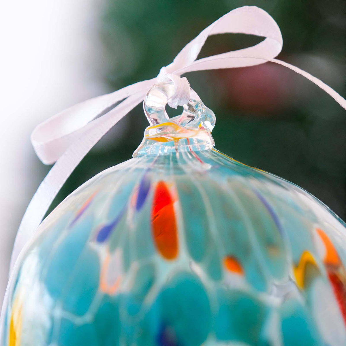 Murano Glass Christmas Ornament | Certified Murano Glass | Made in Italy | Christmas Bauble | Collection Decoro