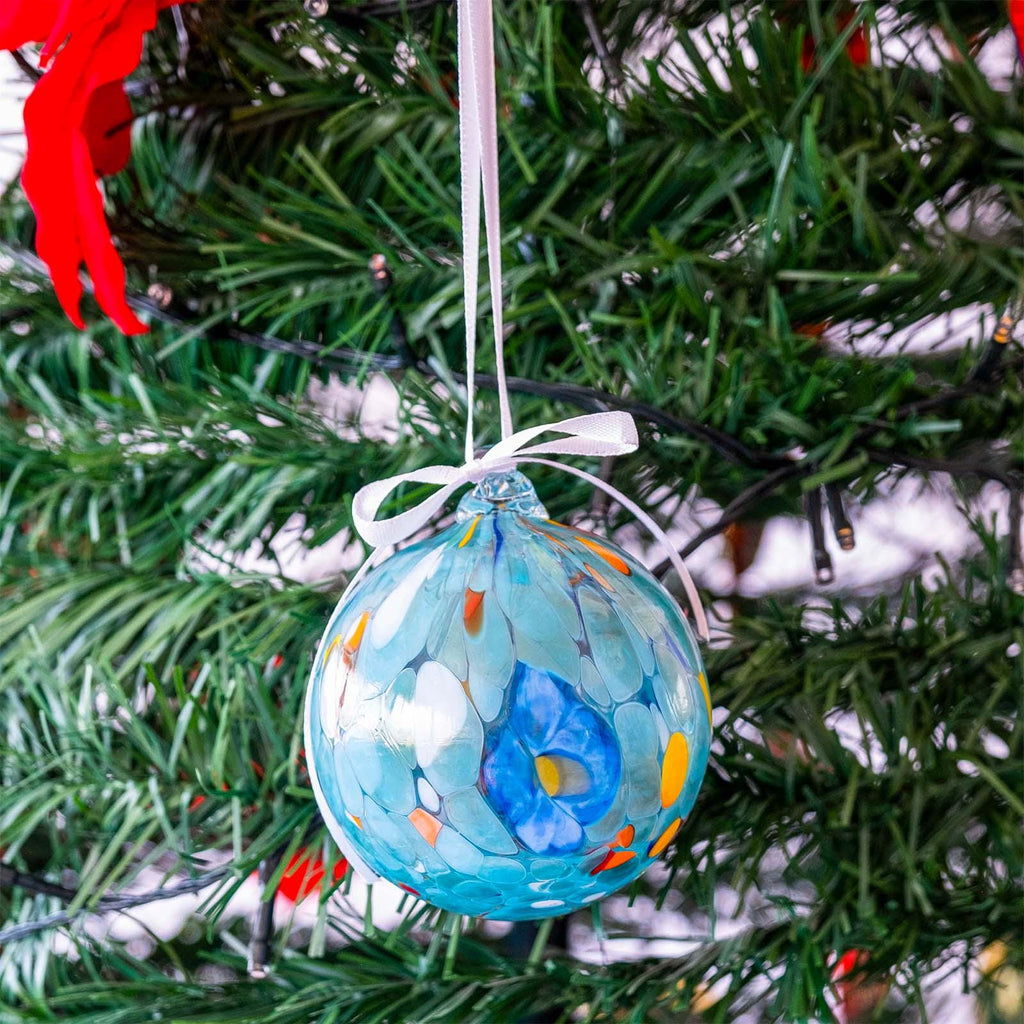 Murano Glass Christmas Ornament | Certified Murano Glass | Made in Italy | Christmas Bauble | Collection Decoro