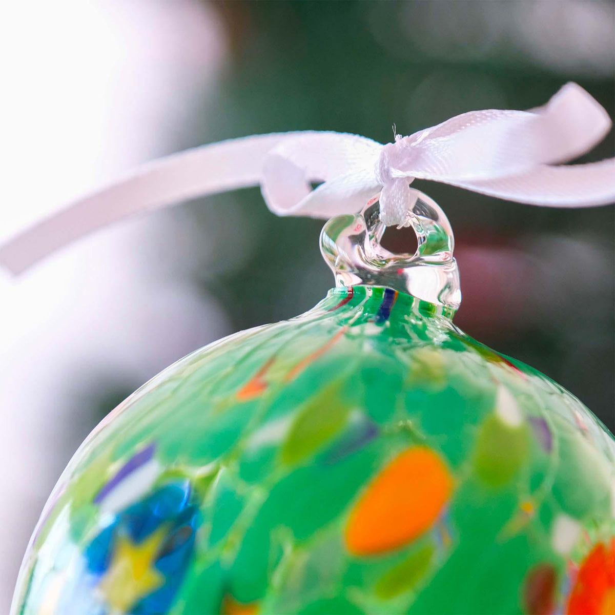 Murano Glass Christmas Ornament | Certified Murano Glass | Made in Italy | Christmas Bauble | Collection Decoro