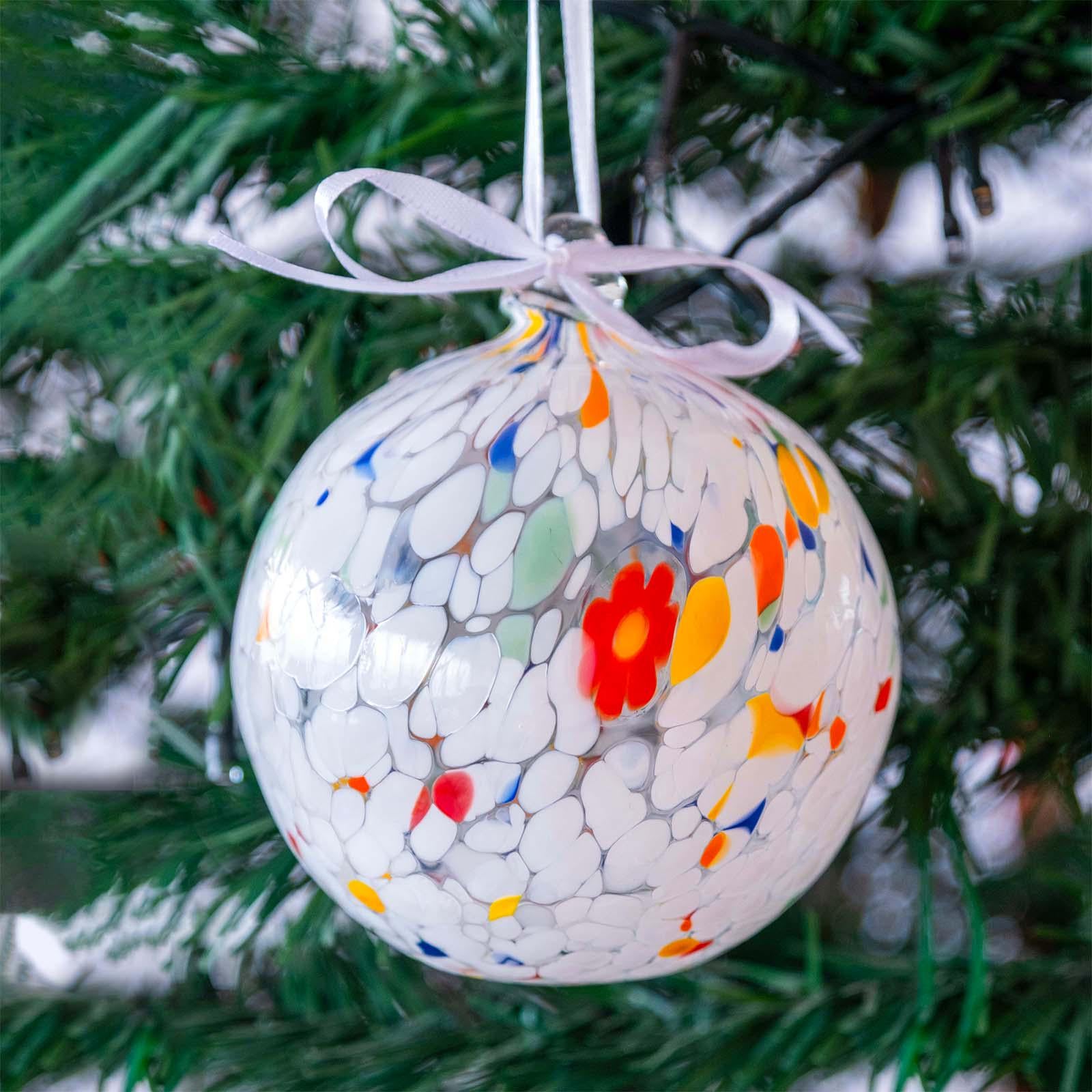 Murano Glass Christmas Ornament | Certified Murano Glass | Made in Italy | Christmas Bauble | Collection Decoro
