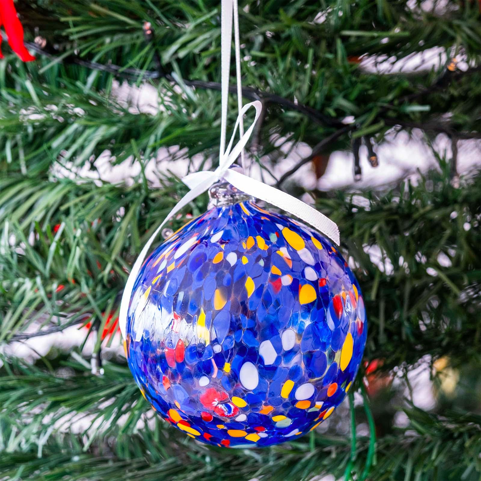 Murano Glass Christmas Ornament | Certified Murano Glass | Made in Italy | Christmas Bauble | Collection Decoro