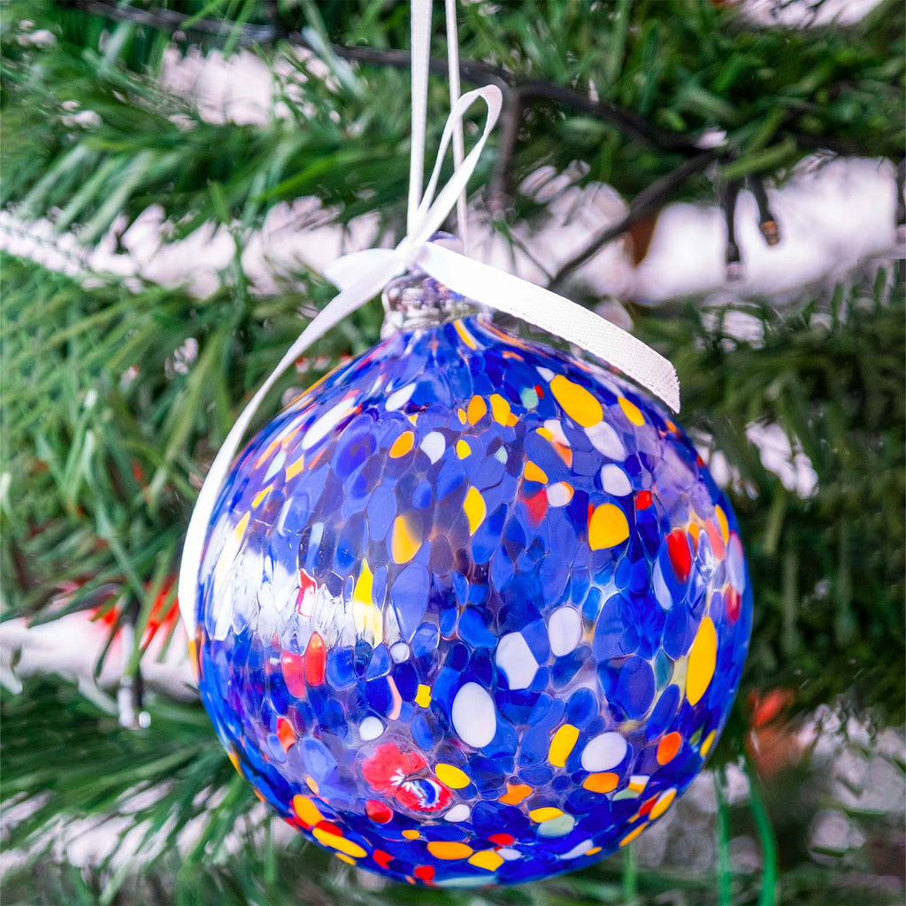 Murano Glass Christmas Ornament | Certified Murano Glass | Made in Italy | Christmas Bauble | Collection Decoro