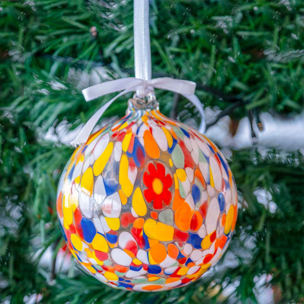 Murano Glass Christmas Ornament | Certified Murano Glass | Made in Italy | Christmas Bauble | Collection Decoro