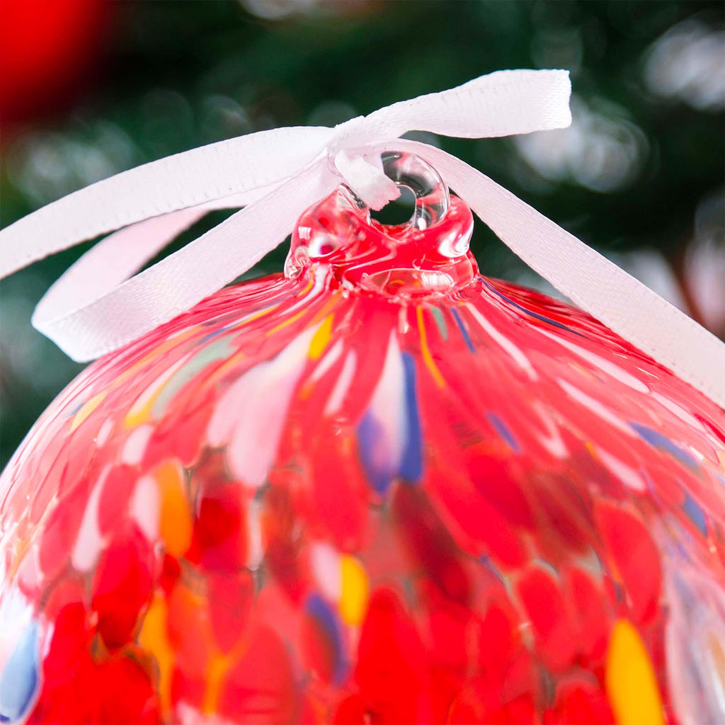 Murano Glass Christmas Ornament | Certified Murano Glass | Made in Italy | Christmas Bauble | Collection Decoro