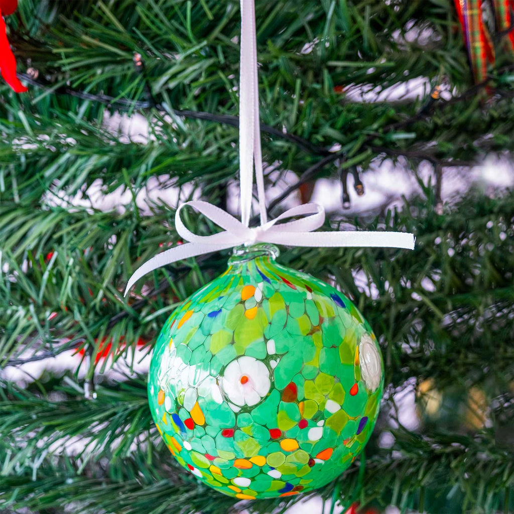 Murano Glass Christmas Ornament | Certified Murano Glass | Made in Italy | Christmas Bauble | Collection Decoro