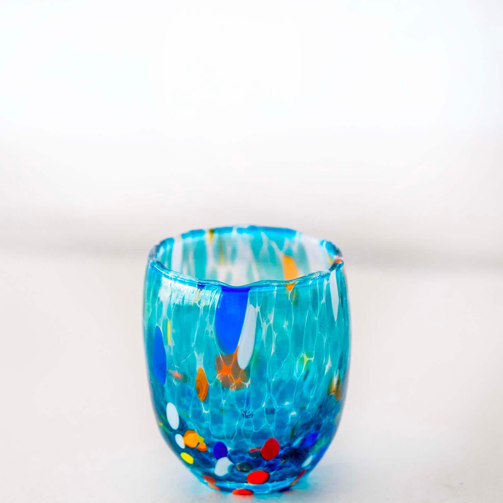 Murano Shot Glass | Certified Murano Glass | Made in Italy | Italian Liqueur Glass | Collection Onde