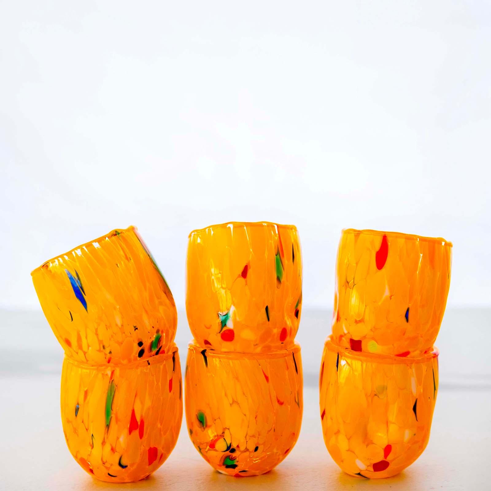 Murano Shot Glass | Certified Murano Glass | Made in Italy | Italian Liqueur Glass | Collection Onde
