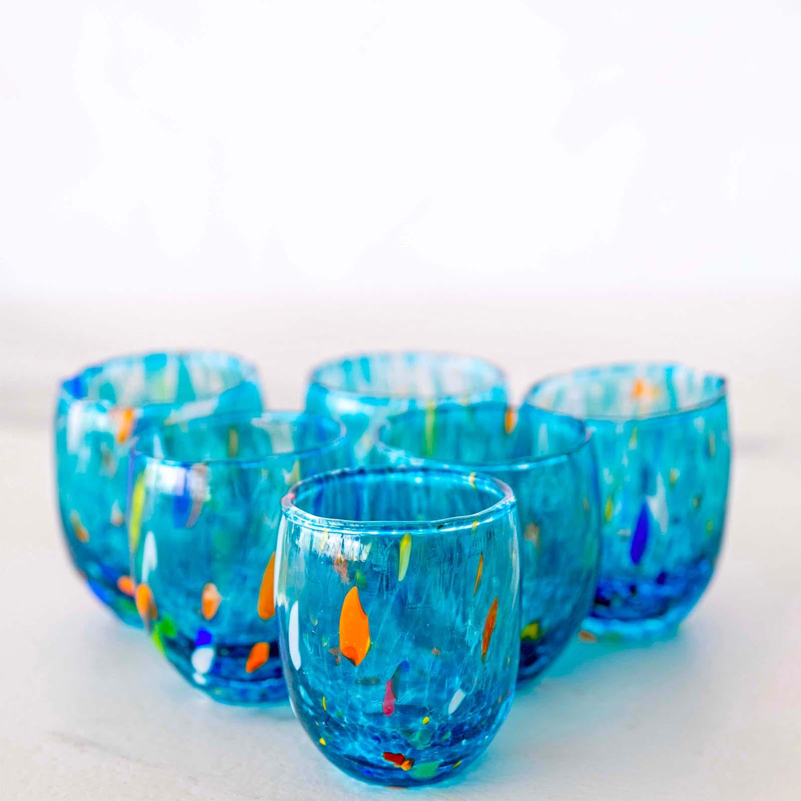 Murano Shot Glass | Certified Murano Glass | Made in Italy | Italian Liqueur Glass | Collection Onde